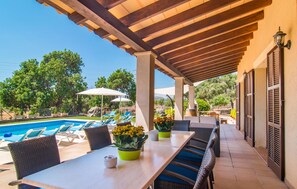 Outdoor dining - Sa Creu Vella Ses Ancores (Capdepera)