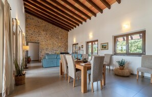 Dining - Lovely home in Arta with private swimming pool, can be inside or outside (Arta)
