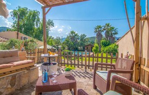 Terrace/patio - Lovely home in Pollenca with private swimming pool, can be inside or outside (Pollenca)