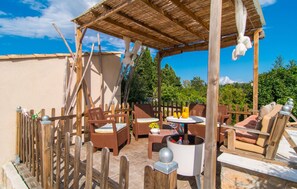 Outdoor dining - Lovely home in Pollenca with private swimming pool, can be inside or outside (Pollenca)