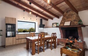 Dining - Cozy home in Llubi with private swimming pool, can be inside or outside (Llubi)