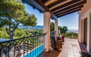 Property grounds - Stunning home in Canyamel with private swimming pool, can be inside or outside (Canyamel)