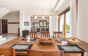 Dining - Nice home in Sant Llorenc with private swimming pool, can be inside or outside (Sant Llorenc)