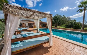 Pool - Cozy home in Santanyi with private swimming pool, can be inside or outside (Santanyi)