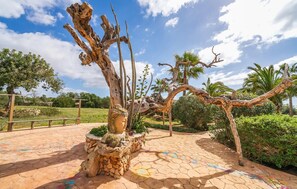 Property grounds - Cozy home in Santanyi with private swimming pool, can be inside or outside (Santanyi)