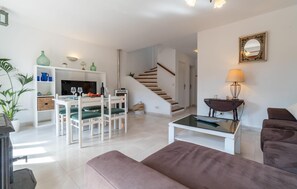Fernseher, Kamin, DVD-Player