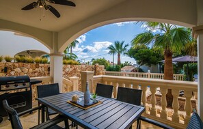 Outdoor dining - 3 bedroom stunning home in Cala Pi (Cala Pi)