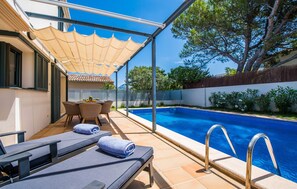 A heated pool - Lovely home in Colonia de Sant Pere (Colonia de Sant Pere)