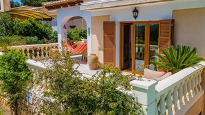 Exterior detail - Lovely home in Cala Mendia with private swimming pool, can be inside or outside (Cala Mendia)