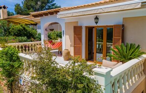 Exterior detail - Lovely home in Cala Mendia with private swimming pool, can be inside or outside (Cala Mendia)
