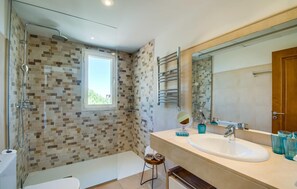 Shower, hair dryer - Casa Leon de Cala Mesquida (Cala Mesquida)
