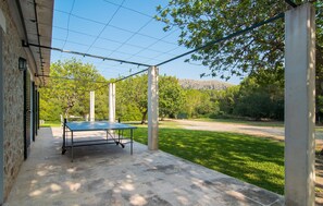 Terrace/patio - Nice home in Pollenca with private swimming pool, can be inside or outside (Pollenca)