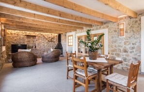 Dining - Gorgeous home in Canyamel with private swimming pool, can be inside or outside (Canyamel)