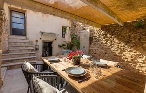 Outdoor dining - Lovely home in Arta with private swimming pool, can be inside or outside (Arta)