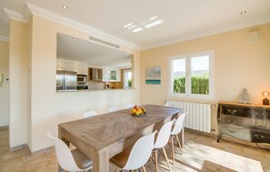 Dining - Nice home in Sa Rapita with private swimming pool, can be inside or outside (Sa Rapita)
