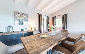 Dining - Amazing home in Canyamel with private swimming pool, can be inside or outside (Canyamel)