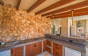 Fridge, microwave, oven, stovetop - Casa Crefeld Vall d'Aran 21 (Cala Murada)