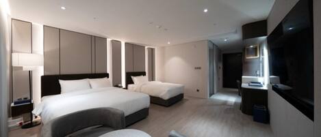 Chambre Premium avec lits jumeaux, vue ville | Wi-Fi gratuit