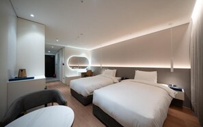 Deluxe Twin Room, City View | Spa - Daegu Hyeonpung Prana Hotel (Daegu)