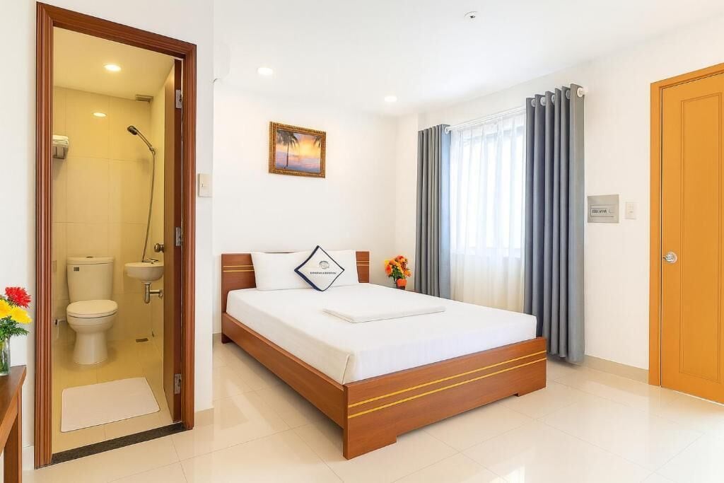 Quarto casal standard | Escrivaninha, Wi-Fi de cortesia, acesso para cadeiras de rodas