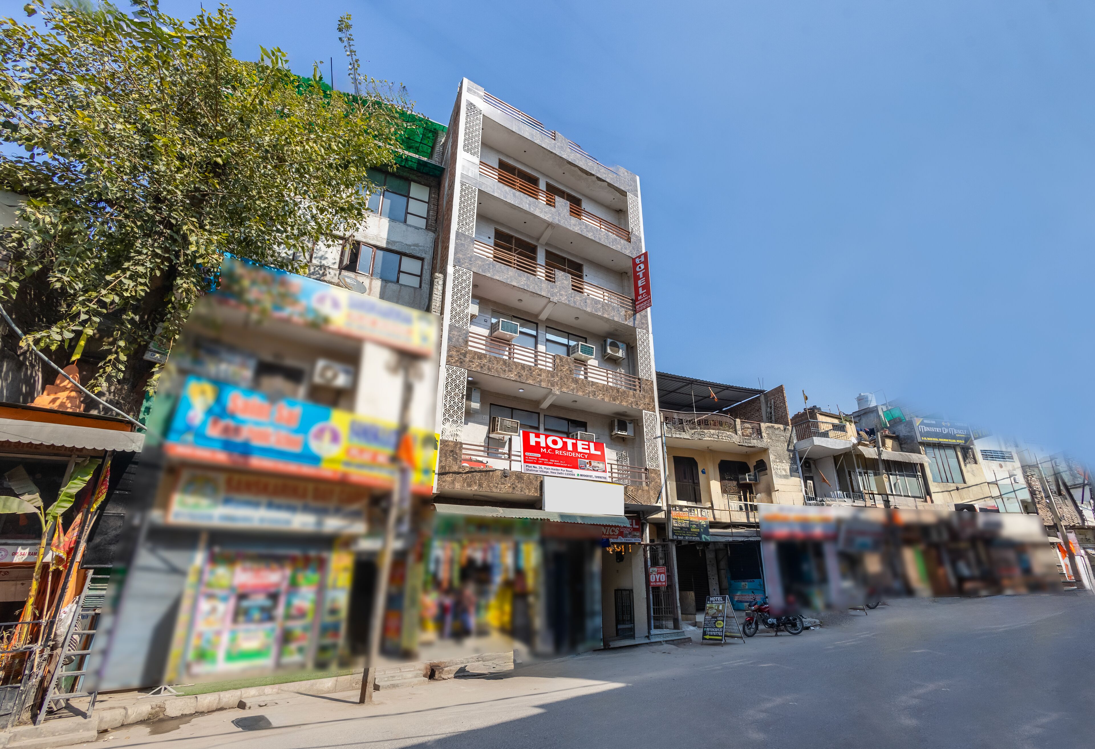 Fassade der Unterkunft