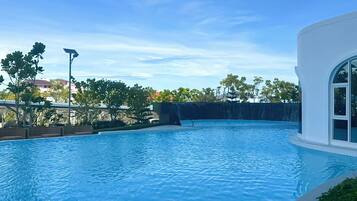 Condo, 1 Bedroom, Balcony, City View | Pool | Outdoor pool