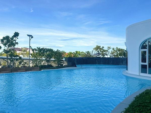 Condo, 1 Bedroom, Balcony, City View | Pool | Outdoor pool - Brand New  1 Bedroom Seaview Condo - BWC (Hua Hin)