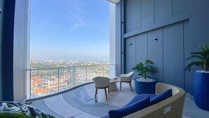 公寓客房, 1 間臥室, 陽台, 城市景觀 | 住宿一隅