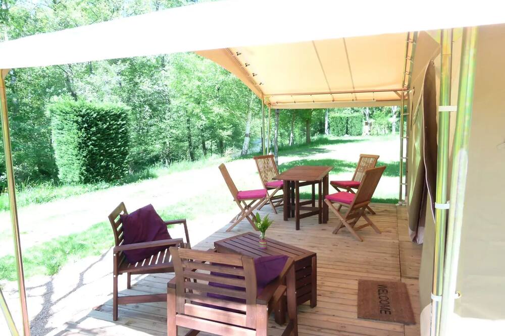 Lodge Insolite Nature VIVARAIS bord de rivière sans sanitaires - 2 rooms - 25 m² + 15m² terrace 4 people