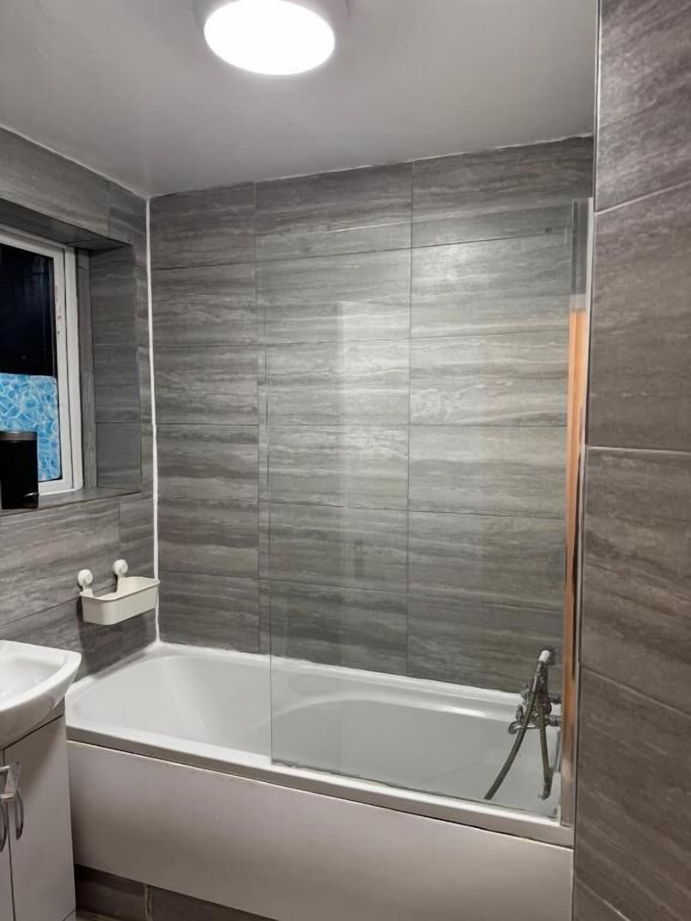 Apartment, 2 Schlafzimmer, Gartenblick | Badezimmer