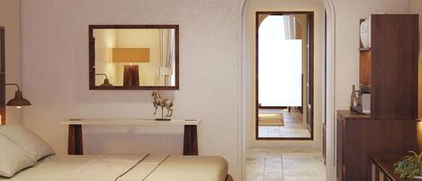 Zimmersafe, Schreibtisch, Verdunkelungsvorhänge, Bügeleisen/Bügelbrett