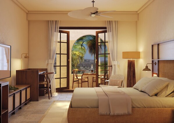 In-room safe, desk, blackout curtains, iron/ironing board