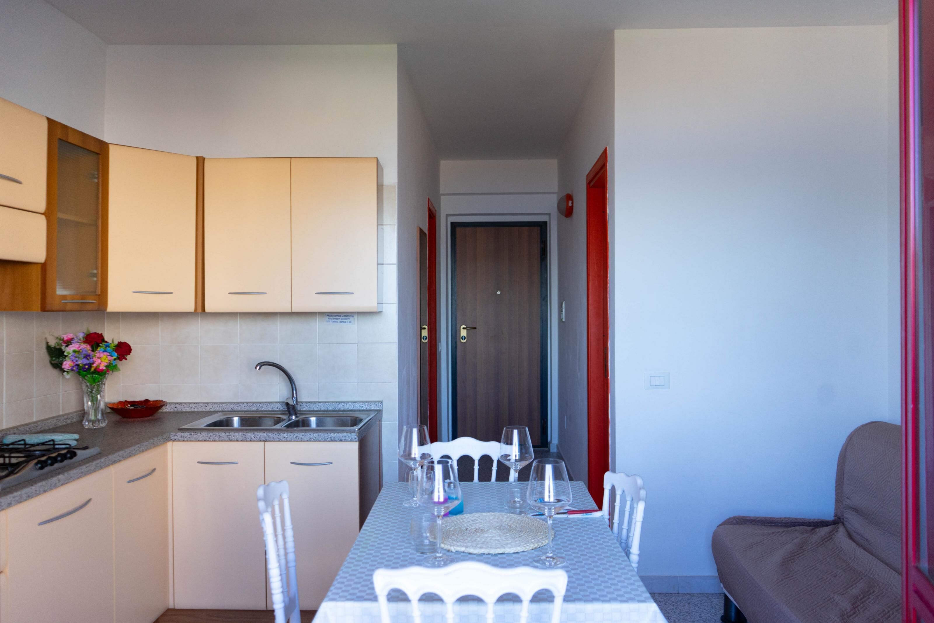 Apartment, Balcony, Ocean View | Private kitchen