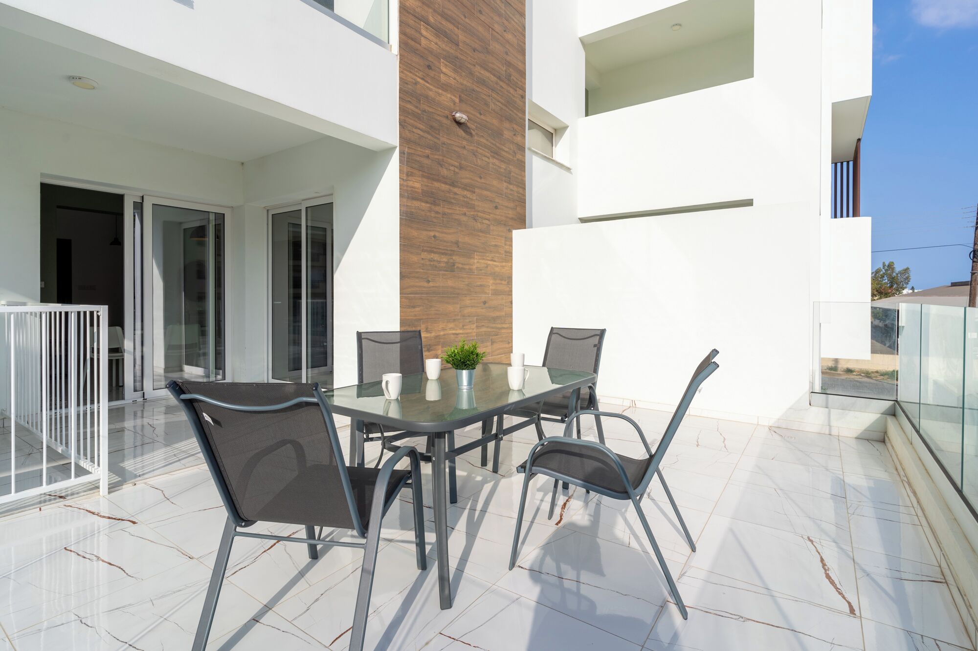 公寓, 1 张双人床和 1 张沙发床, 厨房, 城市景观 | 室外用餐