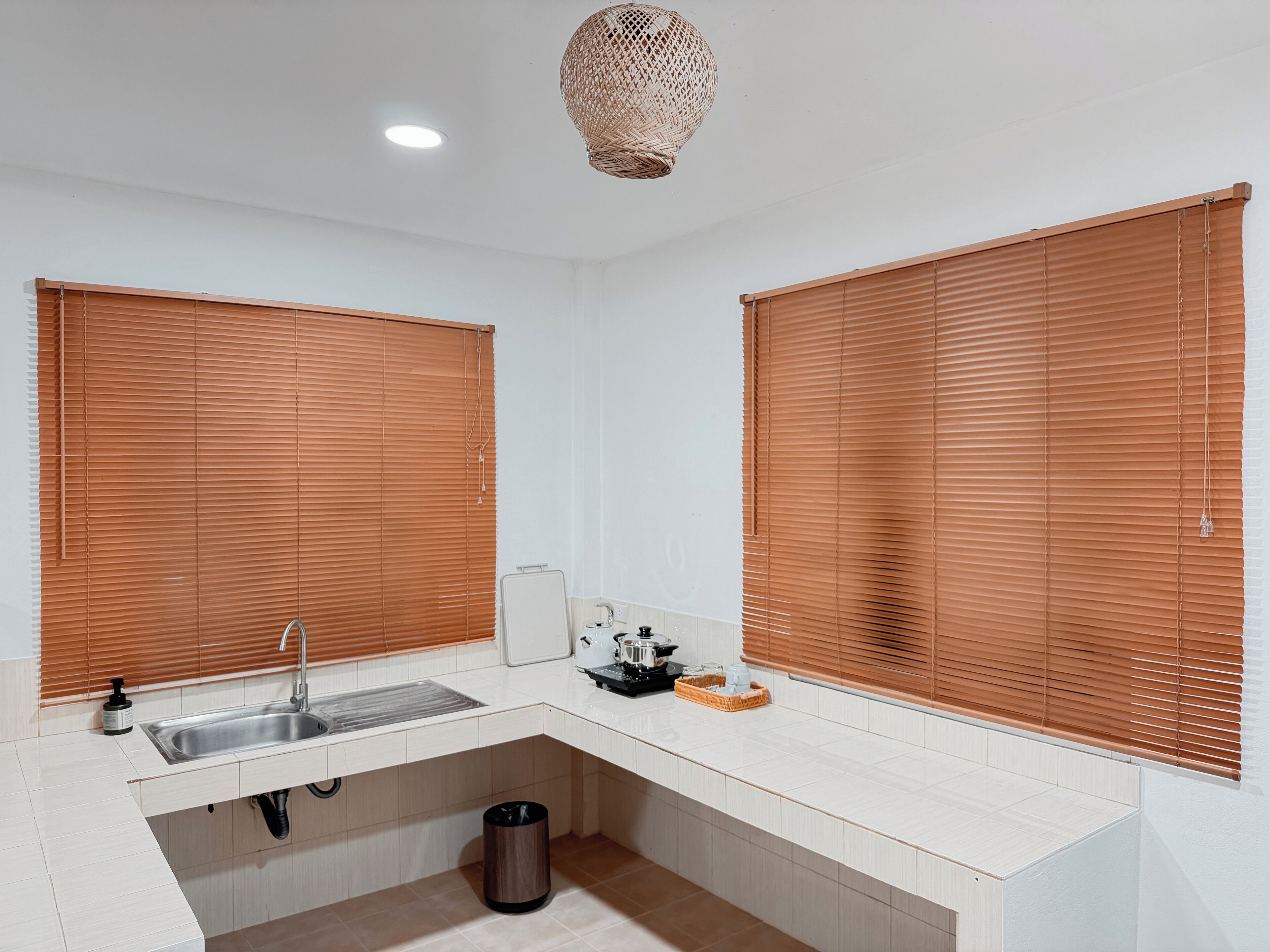 Villa, Garden View | Private kitchen | Full-sized fridge, microwave, stovetop, cookware/dishes/utensils