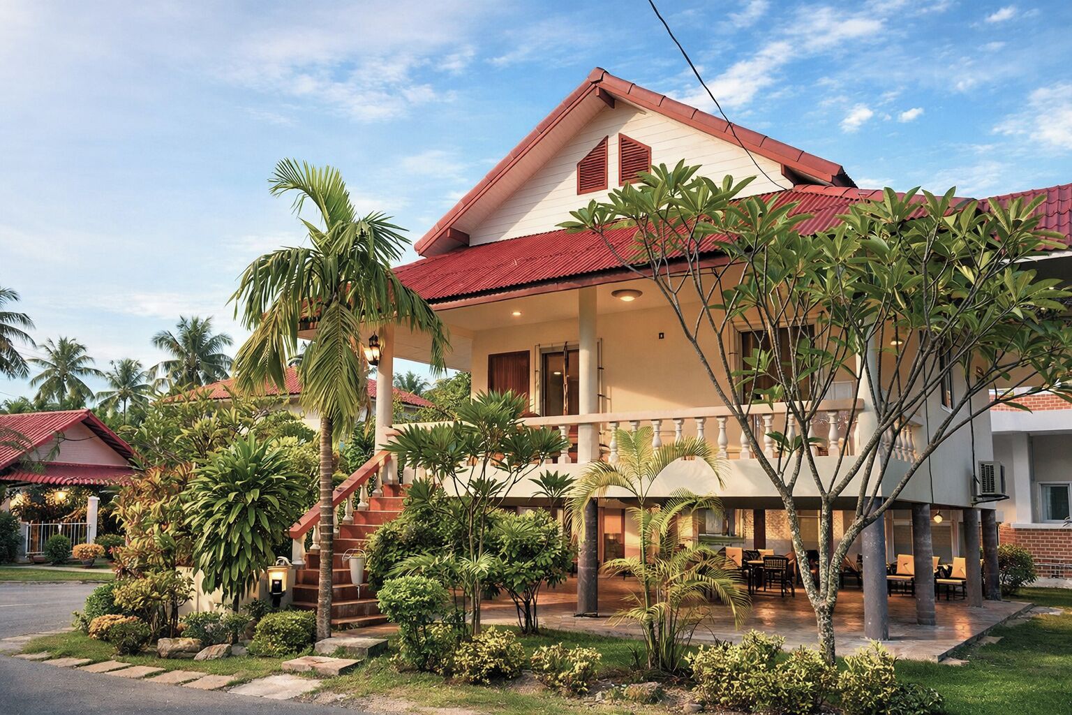 Villa, vue jardin | Extérieur