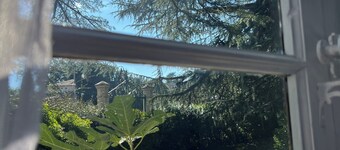 Charming self-contained 3 bed ground floor apartment in village maison de maitre