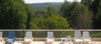 House on the edge of a forest near Sarlat