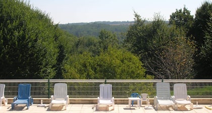 House on the edge of a forest near Sarlat