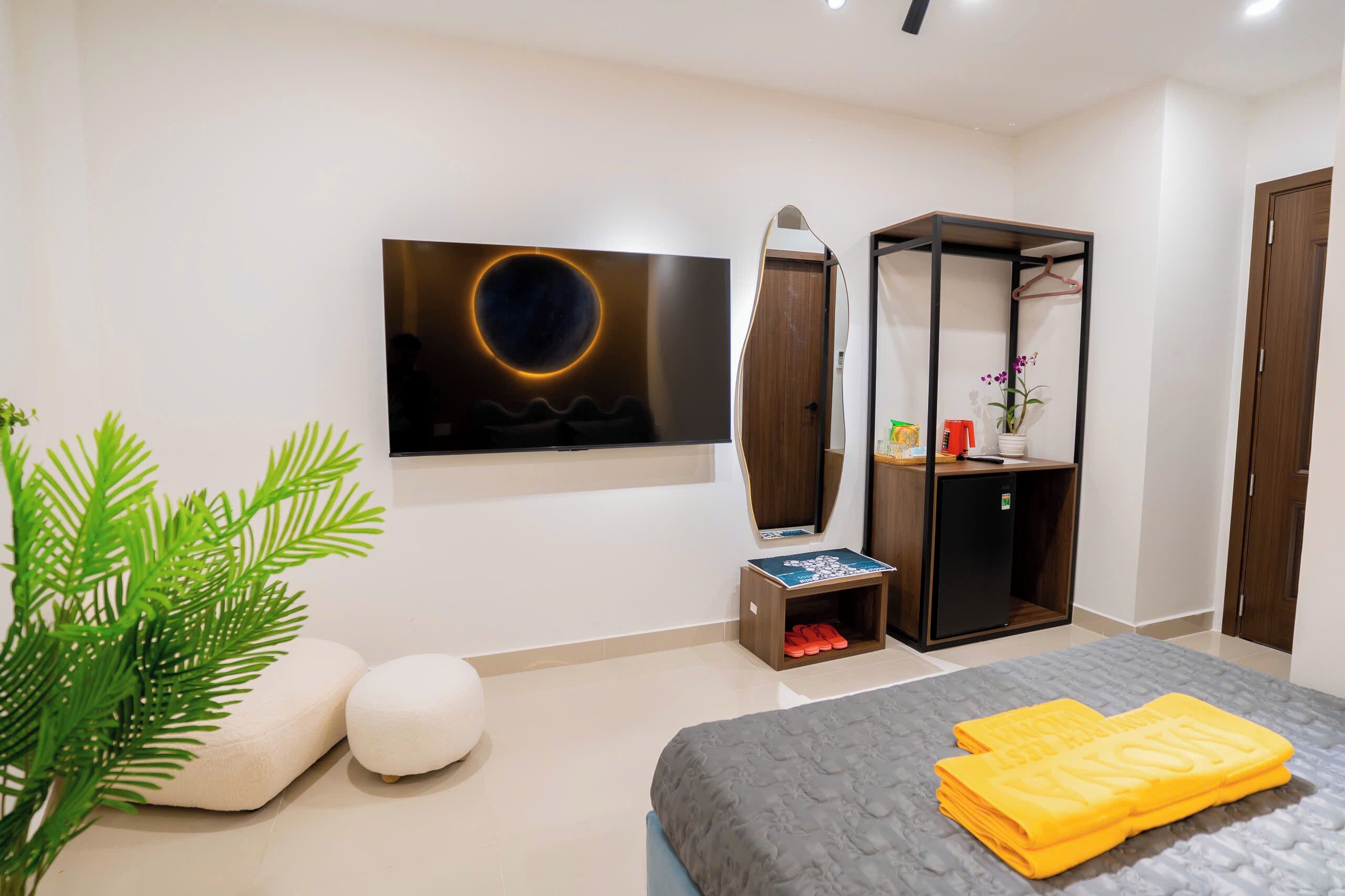 Standard Double Room, City View | Free minibar items, individually furnished, blackout drapes