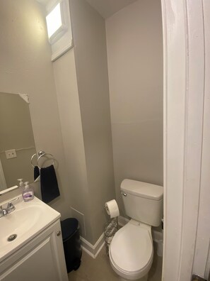 Shower, towels, toilet paper - Spacious 2BR Home Near Downtown & Fountain Square (Indianapolis)