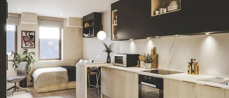 1 dormitorio, escritorio, wifi y ropa de cama