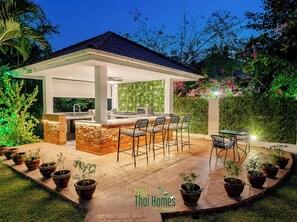 Villa, 4 Bedrooms, Smoking, Private Pool | Terrace/patio - An Exceptional Luxury Villa Offering Amazing Lake View and Refined Living (Cha-am)