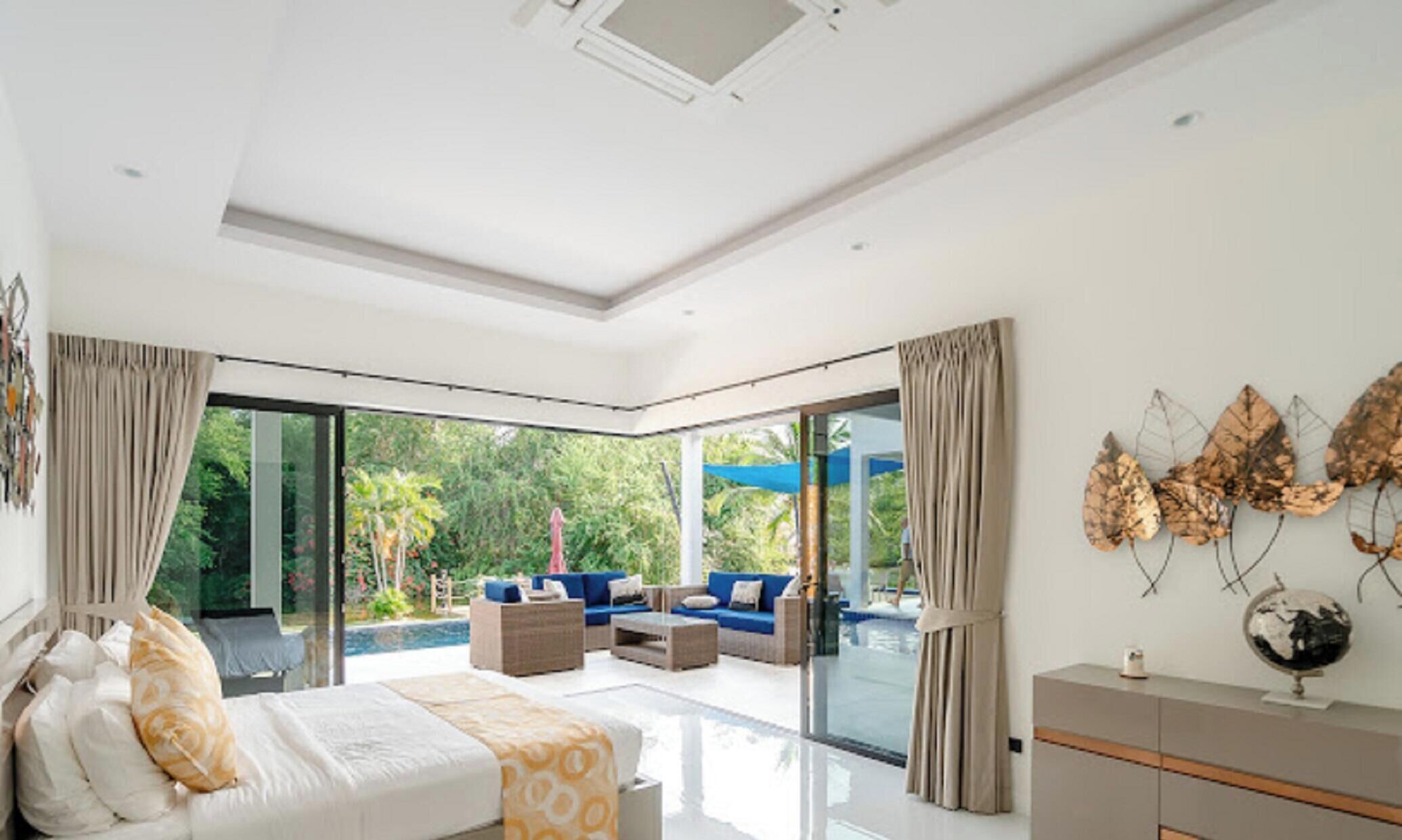 Villa, 4 chambres, fumeur, piscine privée | Salle de séjour