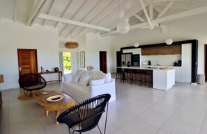 Smart TV, stereo - New Villa, Ocean View, 5 Master Suites, Heated Infinity Pool – Spa (Saint-François)