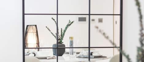 Apartamento superluxo, vista para a lagoa | Opções para refeição