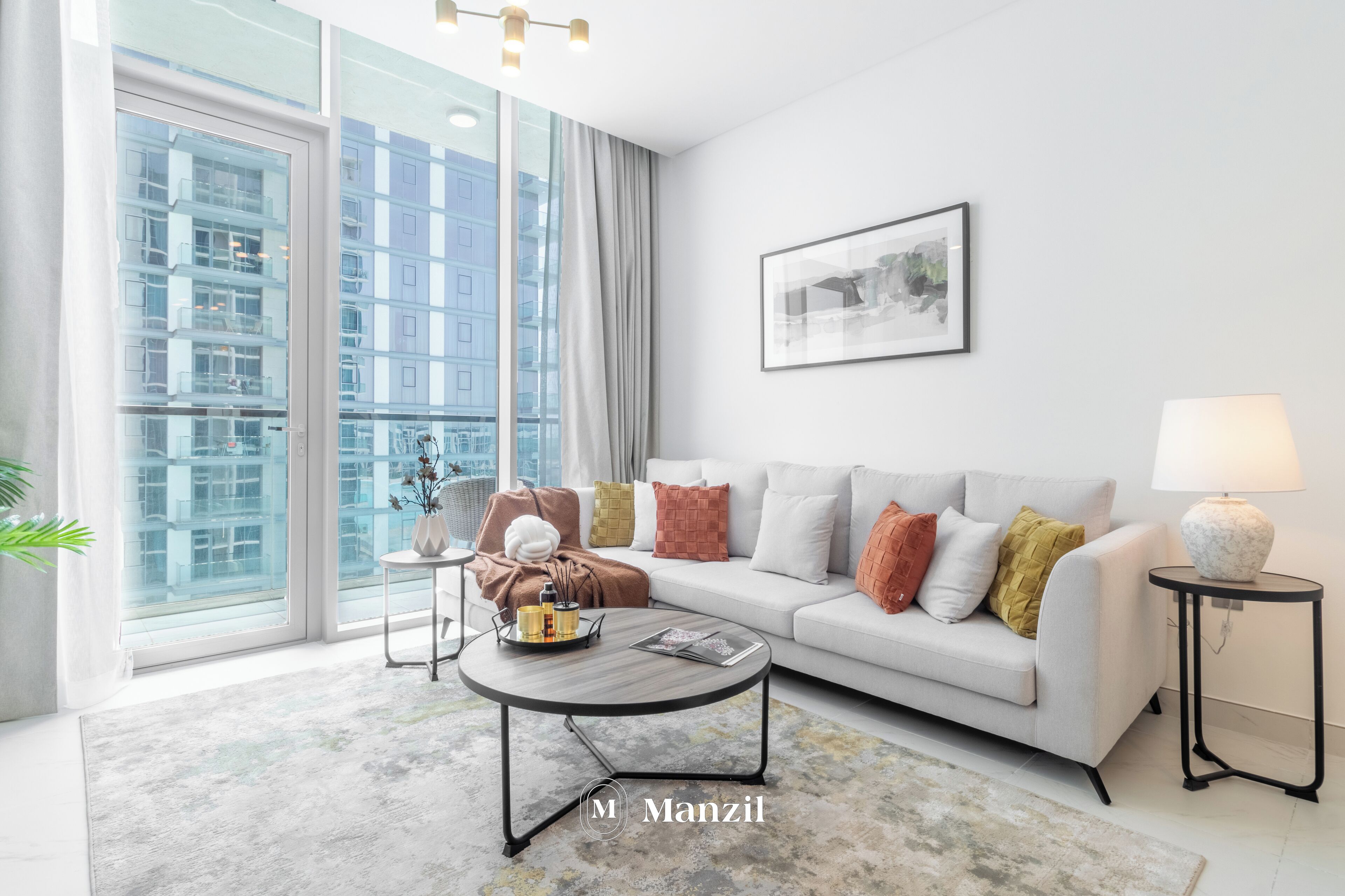 Apartamento de lujo, vistas a la laguna | Zona de estar