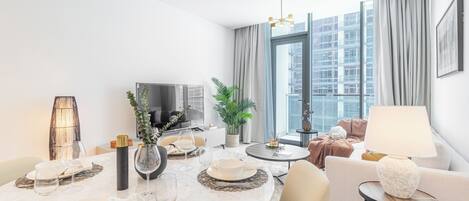 Luxury-Apartment, Blick auf die Lagune | Innenbereich