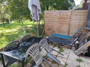 Terrace/patio - Duplex apartment in the countryside (Cirey-sur-Vezouze)