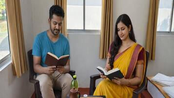 Individuell eingerichtet, Schreibtisch, laptopgeeigneter Arbeitsplatz